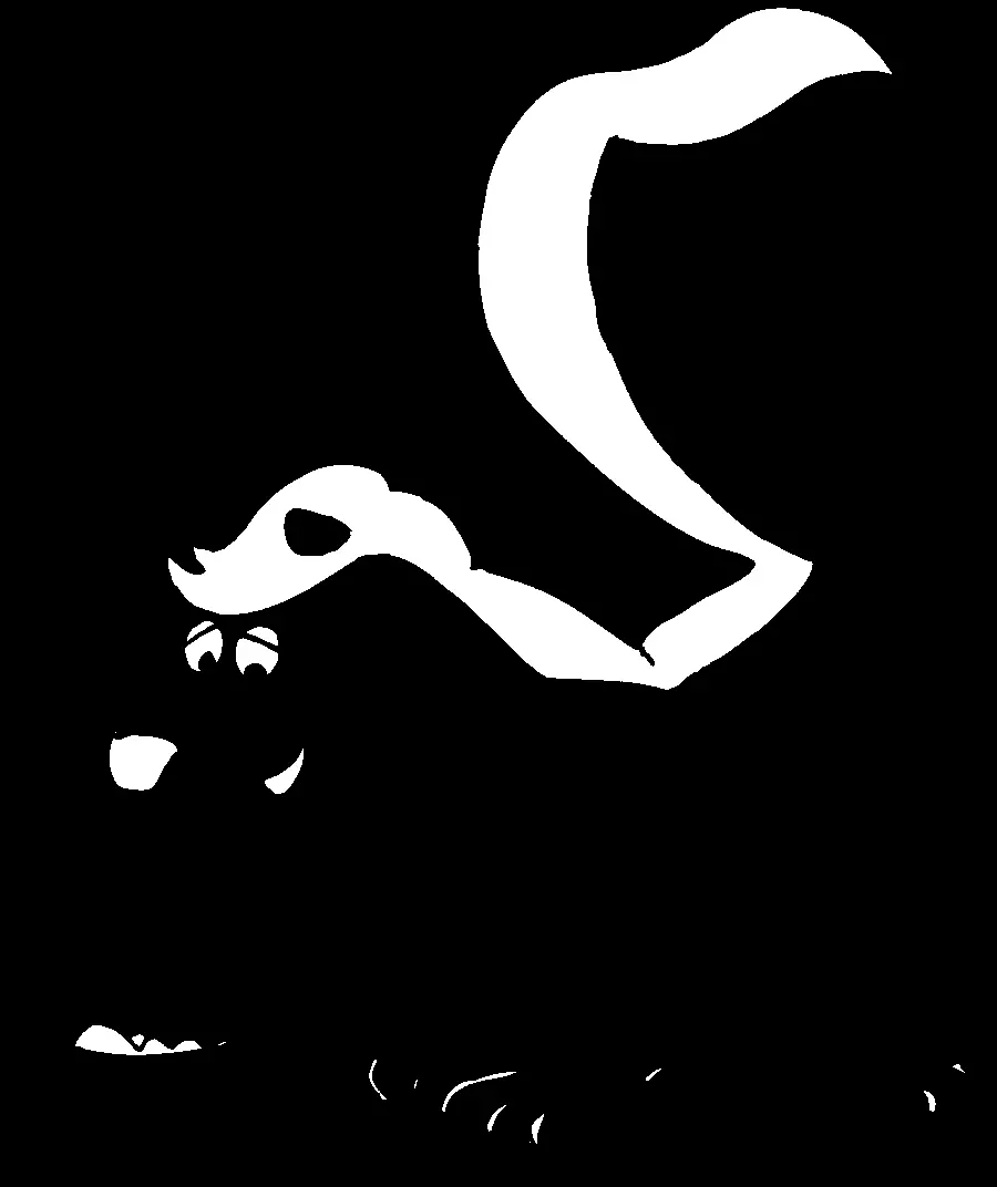 Cartoon Funky Weasel Wallpaper PNG for Graphic Designers