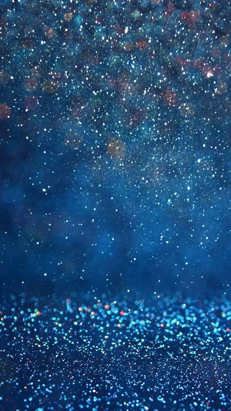 Download Blue Glitter Background for Samsung Phone Screen
