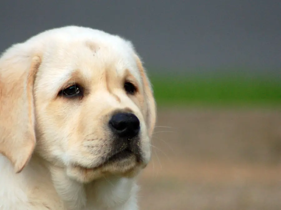 High quality photo of cute Labrador Retriever puppy
