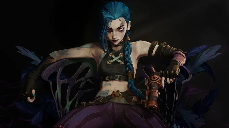 Jinx in the Darkness Wallpaper for PC