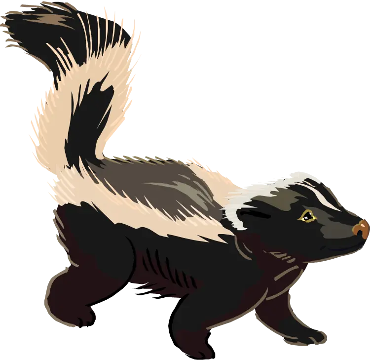 High Quality Funky Weasel Animation Stock Image PNG