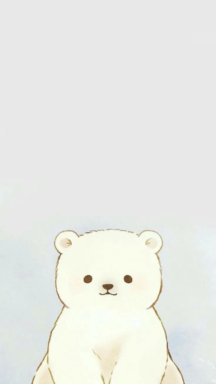 Background for Telegram chat page with polar bear design
