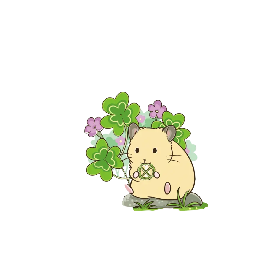 Cartoon Hamster PNG Images Cut Out for Online Advertising