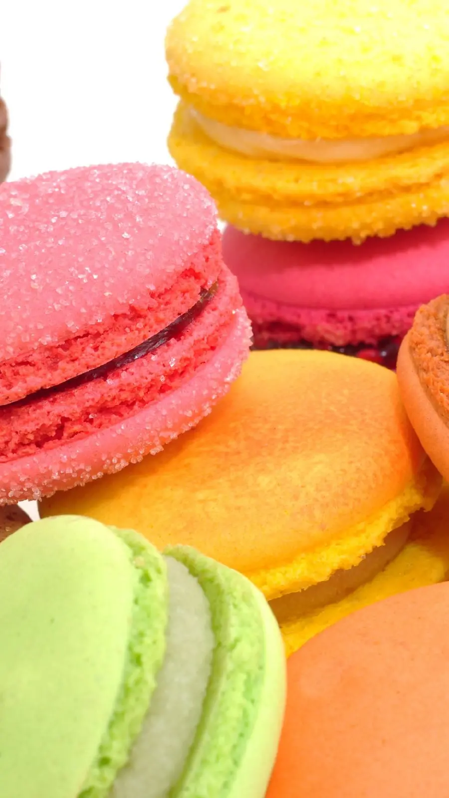 HD wallpaper of stylish and colorful desserts for Samsung phone