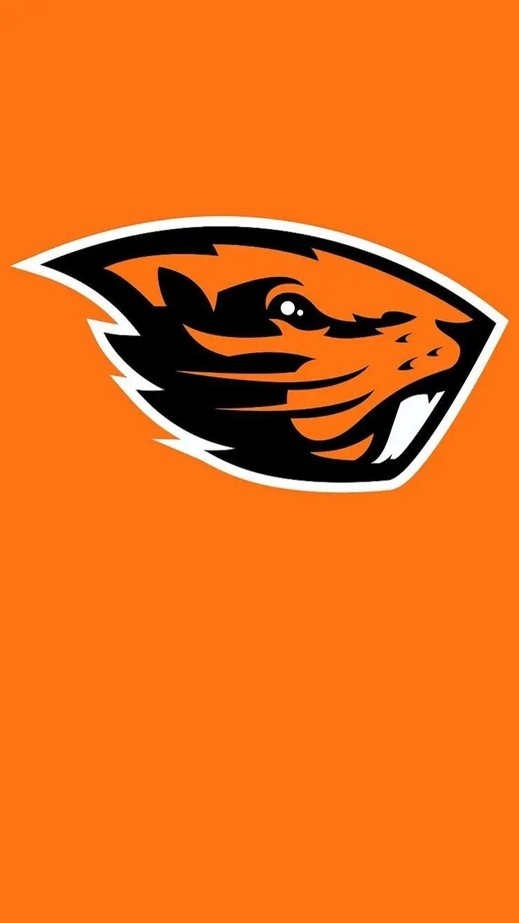 Background image with beaver logo design for phone background
