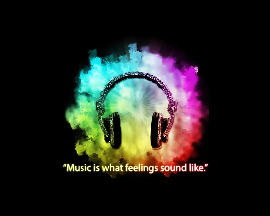 Artistic Headphones Wallpaper for Laptop