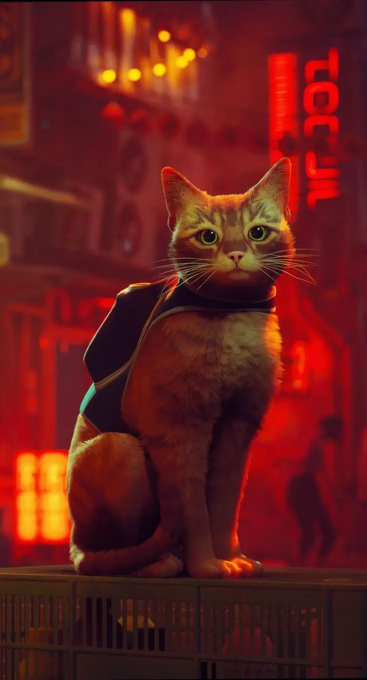 Stray cat wallpaper for mobile