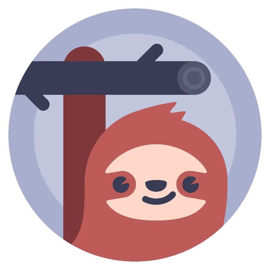 Special quality sloth wallpaper PNG ready for Photoshop
