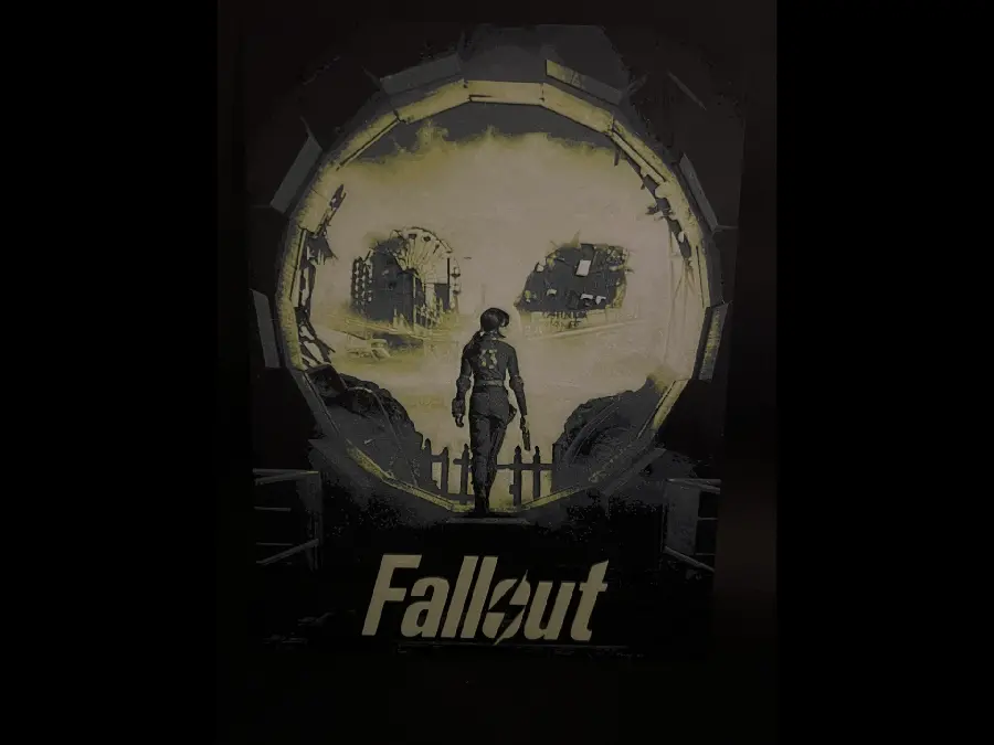 Dark and creepy Fallout 2024 wallpaper