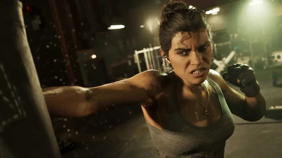 Lucia Using Weapons In GTA 6 Screenshot 1