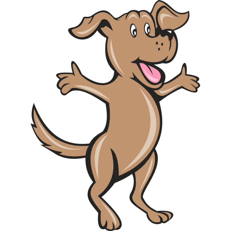 Free and high quality dog ​​drawing background image 