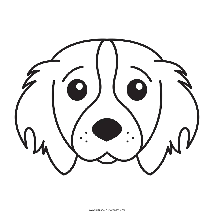 Stock photo of black and white dog PNG painting for children's logo design
