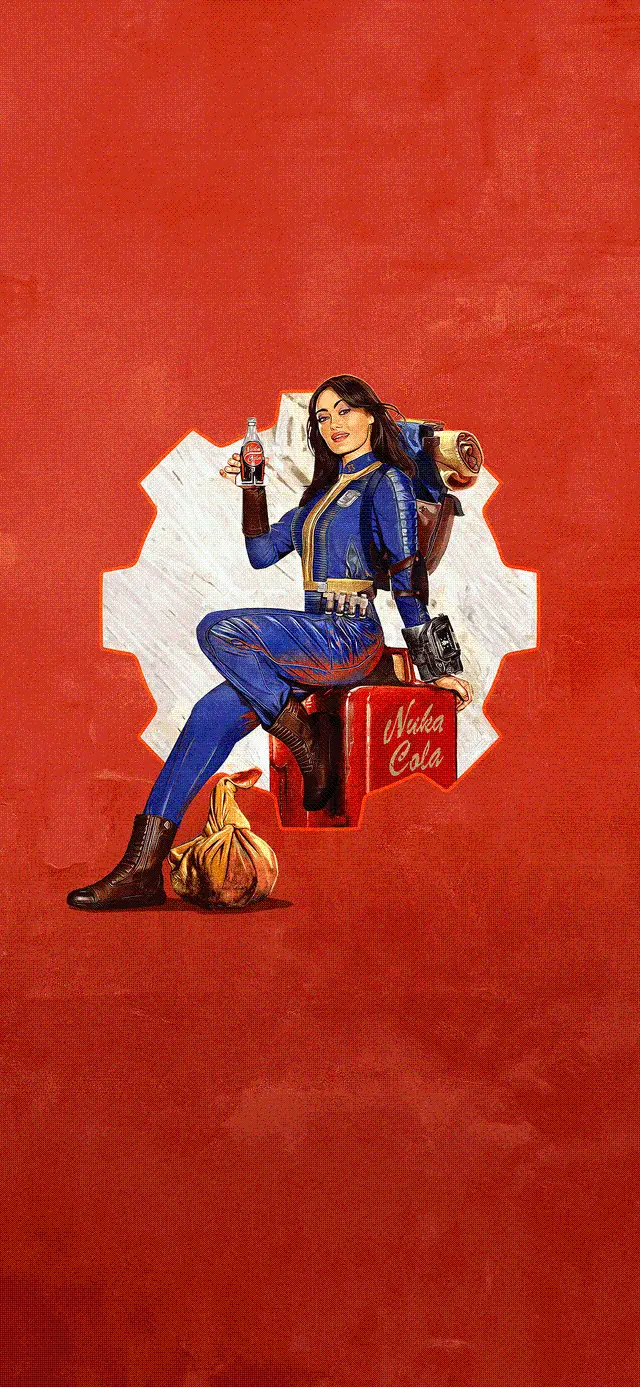 Awesome poster from Fallout 2024 Series Background Free Download