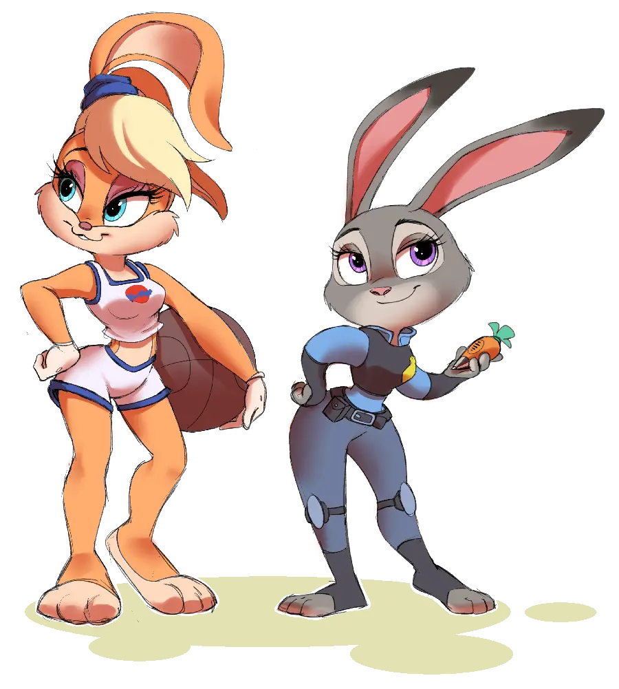 Free Download of Cute and Beautiful PNG Backgrounds of Cartoon Rabbits