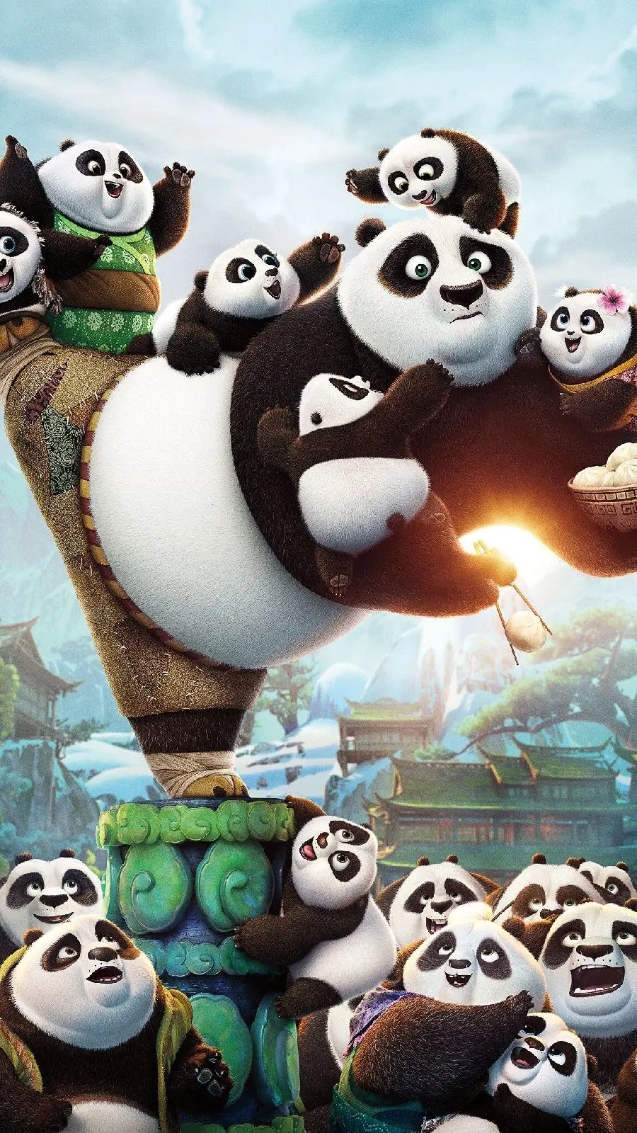 Cute Kung Fu Panda wallpaper for iPhone phones