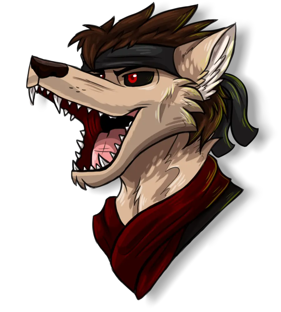 Exciting cartoon wolf wallpaper with a special design