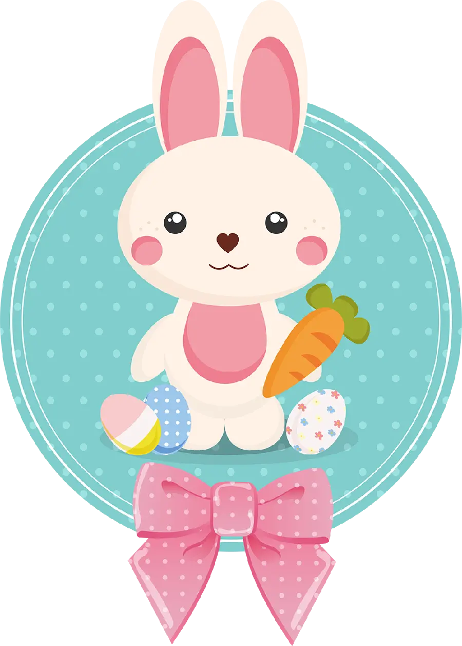 Cute and funny cartoon rabbit PNG profile picture