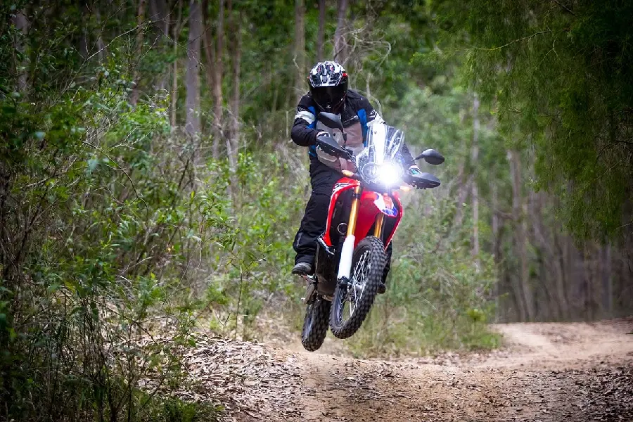 Honda CRF 250 Motorcycle Photo Jumping