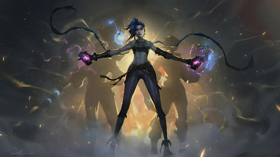 Download special images of the animation Arcane for wallpaper