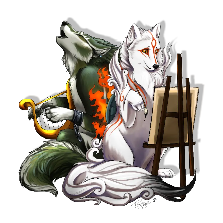 Beautiful scary wolf background photo for printing on chassis board png