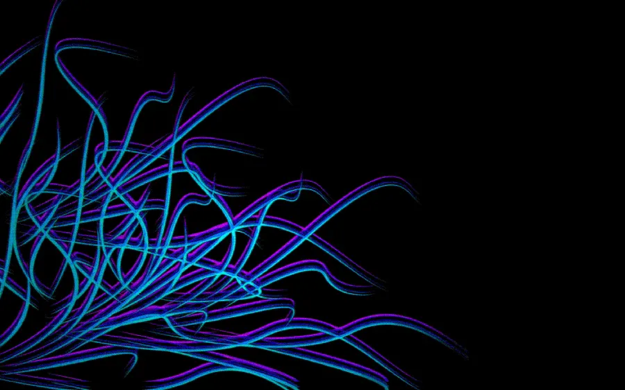 Neural roots and a combination of neon colors for attractiveness for the profile 