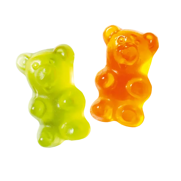 Quality photo of pastel bears with birthday theme and PNG format without background