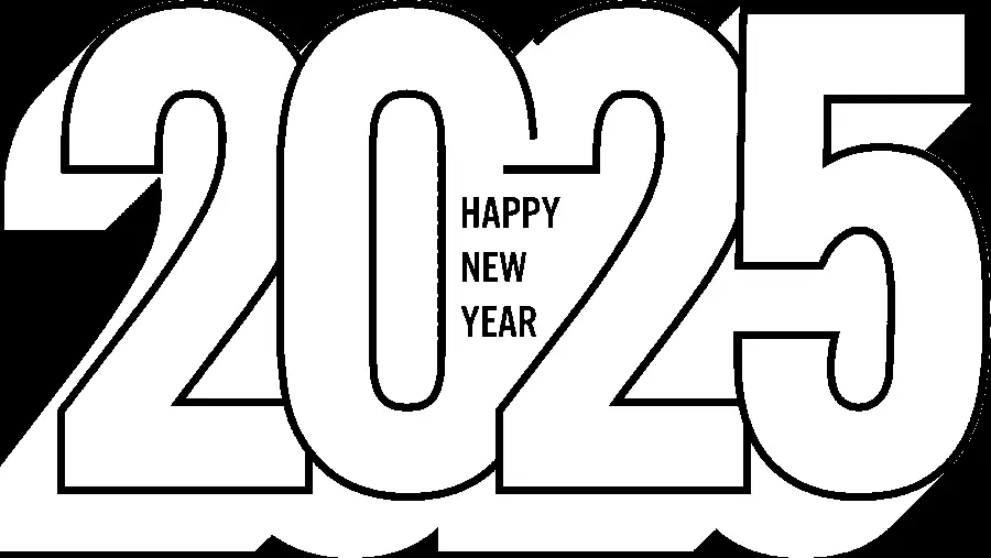 Free download 2025 image for download PNG without background for special designs
