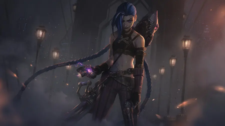 Free download of Jinx wallpaper with dramatic view