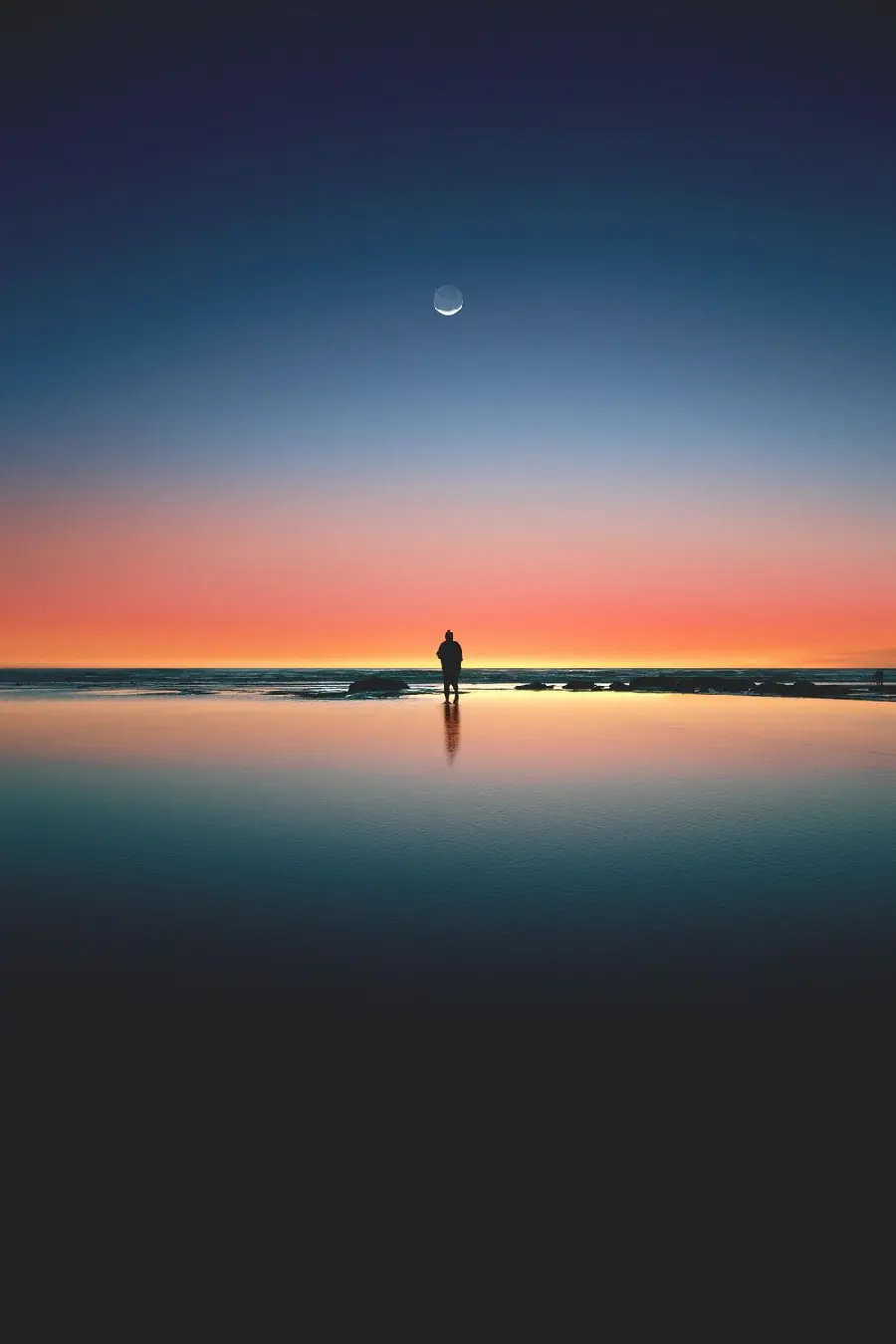 The most beautiful photo taken from Sunset with special colors for mobile backgrounds