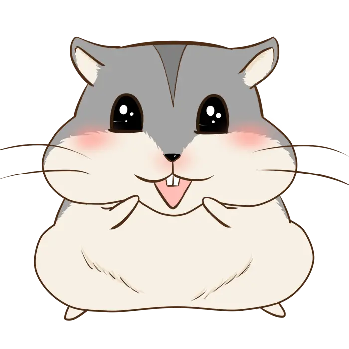 Cartoon Hamster PNG