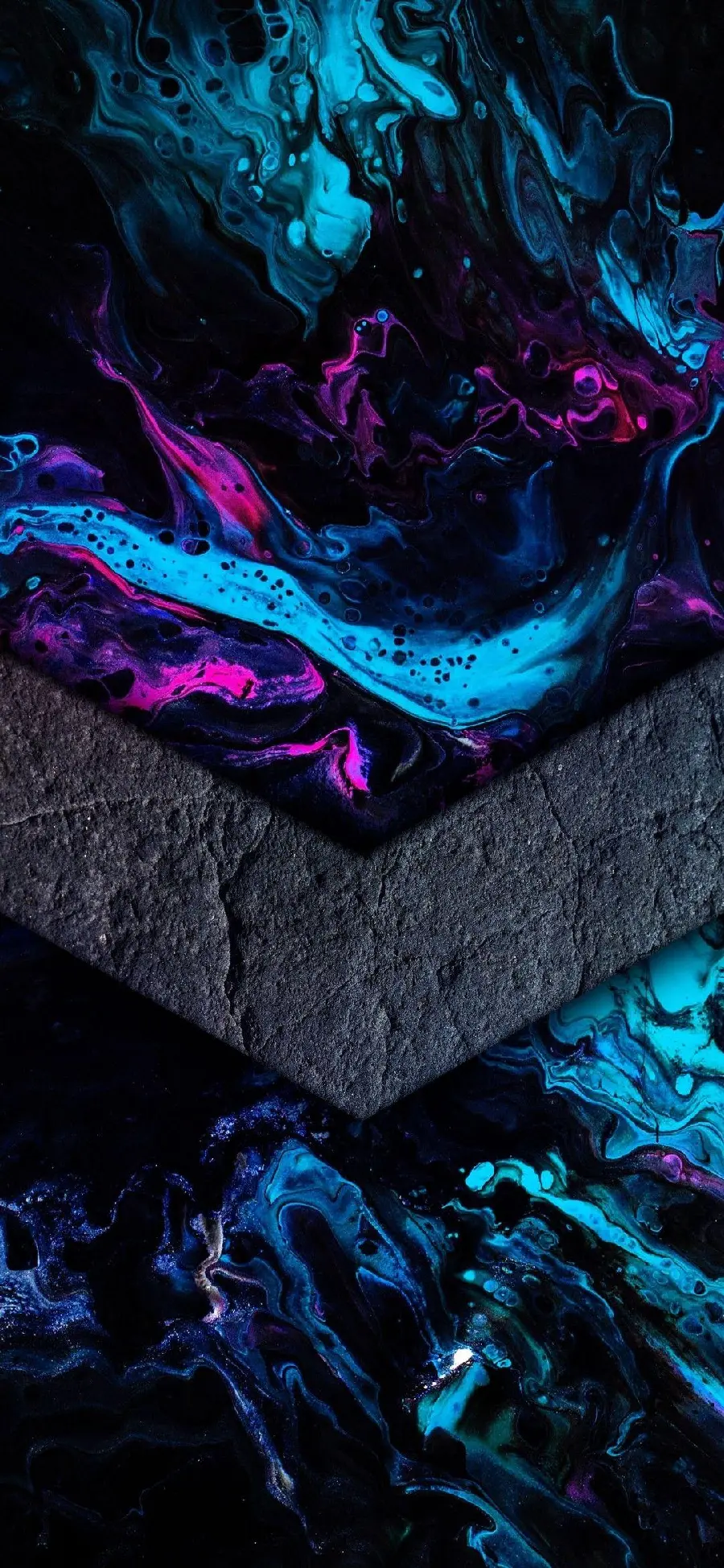 Abstract Contemporary Art Vivid Colors Wallpaper