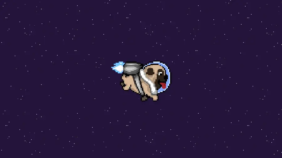 High Resolution Minimalist Dog Stock Photo with Dark Theme