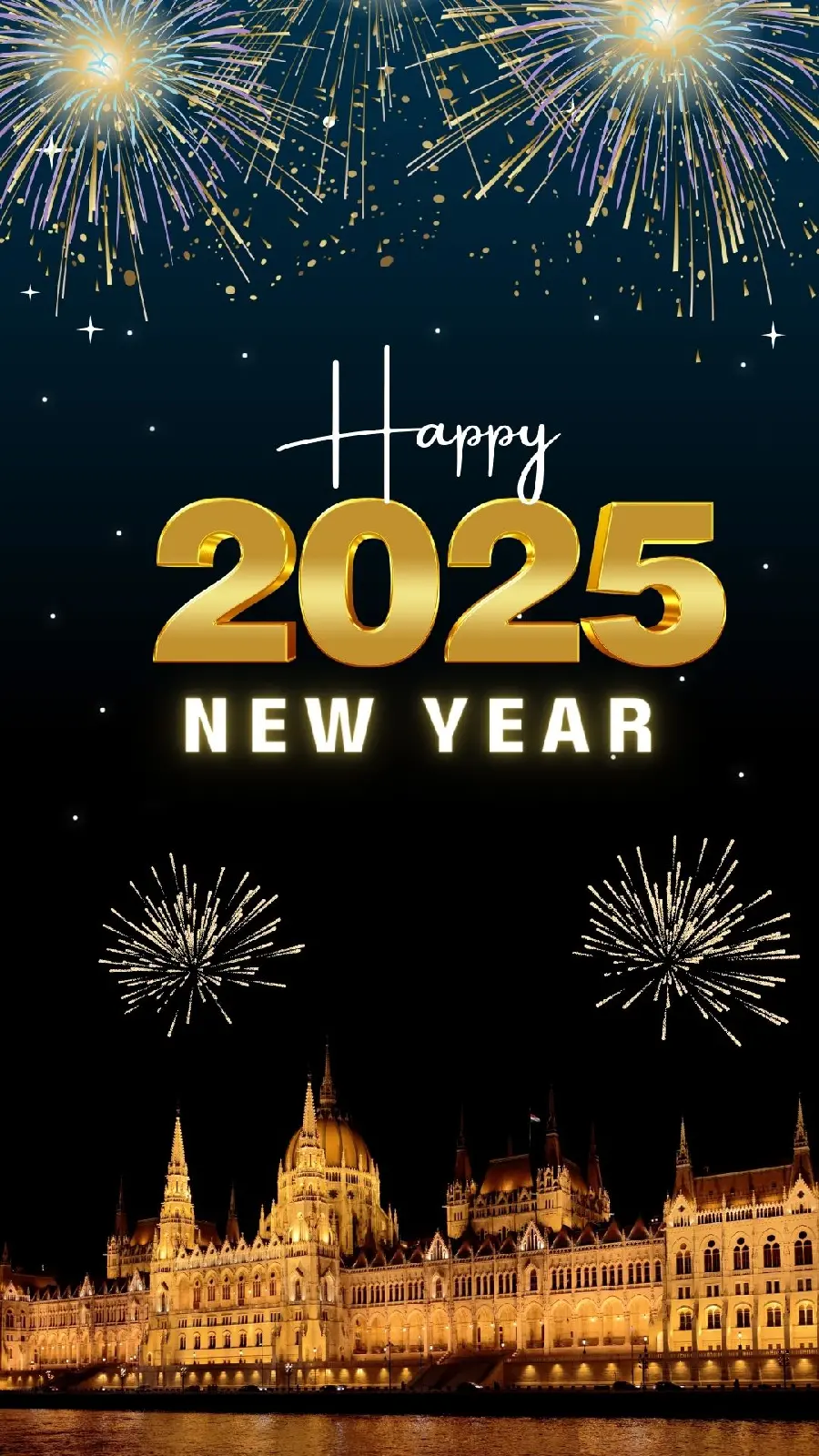 Happy New Year 2025 Photo Text
