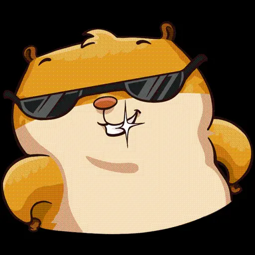 Cute Hamster PNG for Graphic Design
