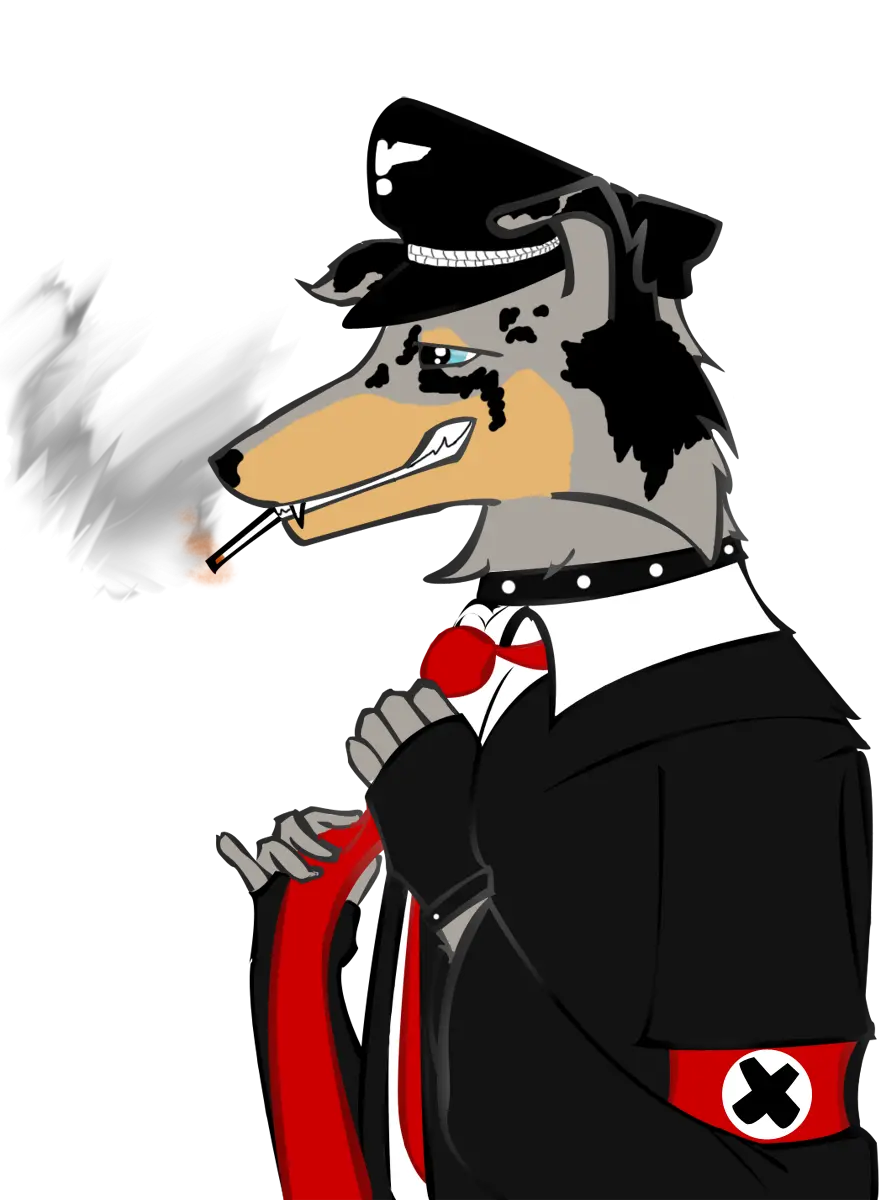 Very interesting and exciting stock image of a jackal dressed in cartoon PNG