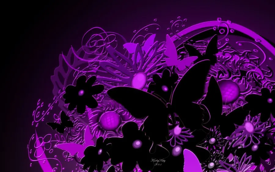 Download special and pure profile photo of purple butterfly