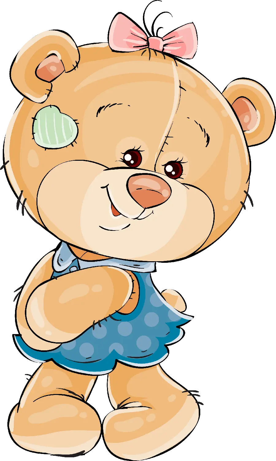 Stock image of bears with birthday theme and various celebrations PNG