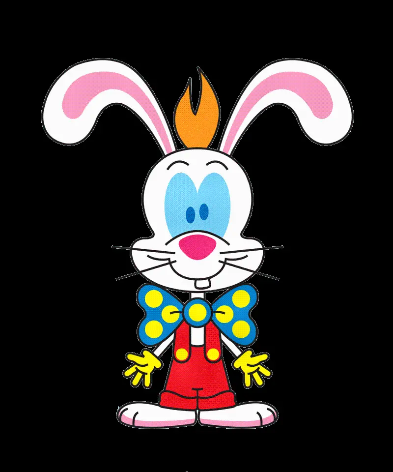 Profile Photo with Quality of Clown Rabbit Drawing PNG