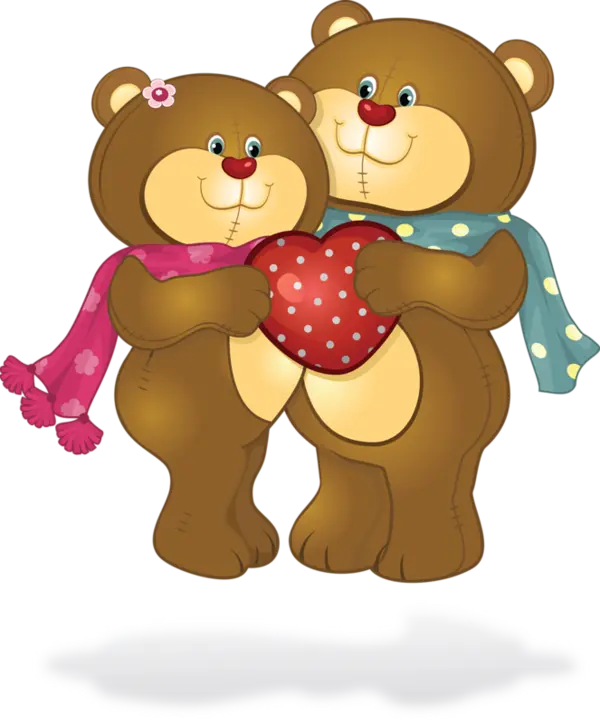 Romantic Bear Wallpaper with Romantic Theme of Marriage Congratulations and PNG Format