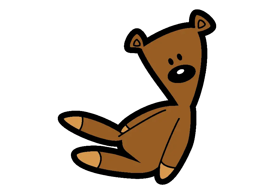 Download wallpaper of a cartoon drawing of a famous teddy bear, Masterbeen 