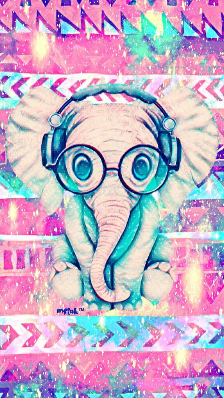 Free Download Pink Elephant for Background