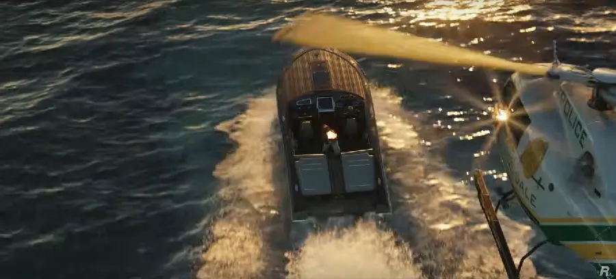 Photo of a police helicopter in GTA 6 in 4K quality