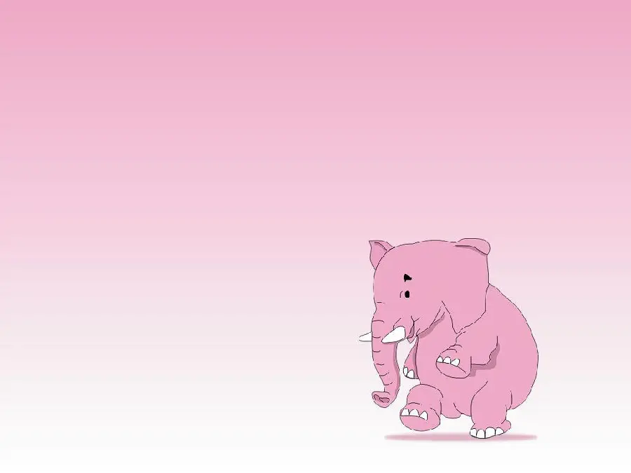 Free Download Painted Pink Elephant