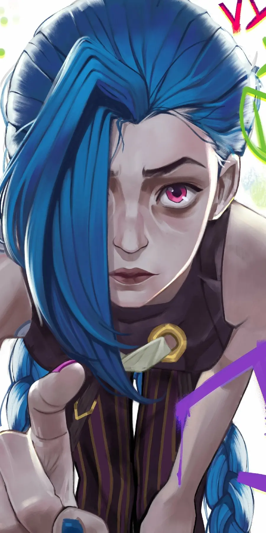 Jinx Creative Wallpaper For iPhone