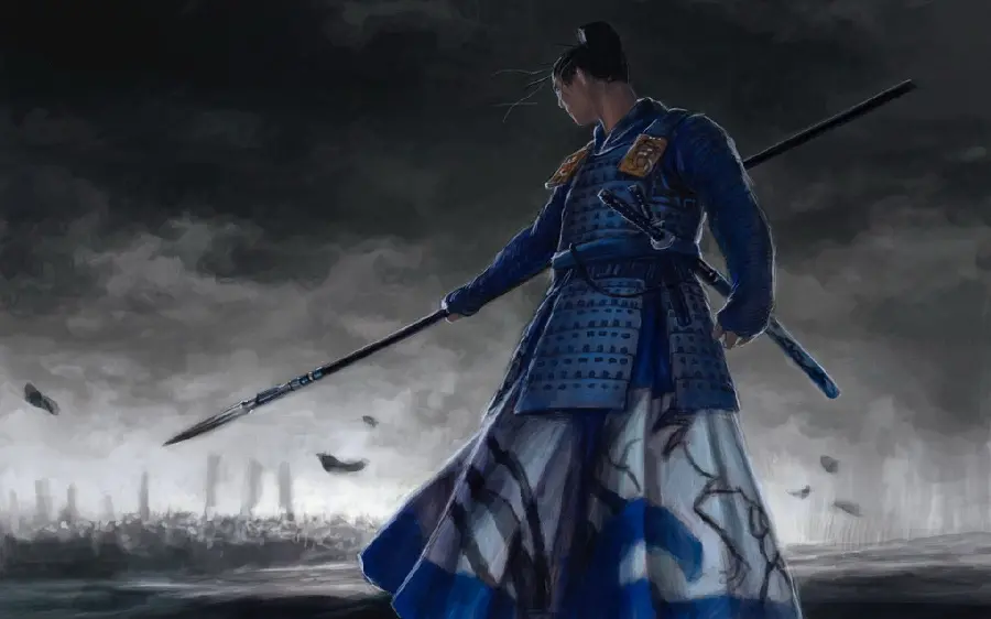 High quality wallpaper of samurai armor