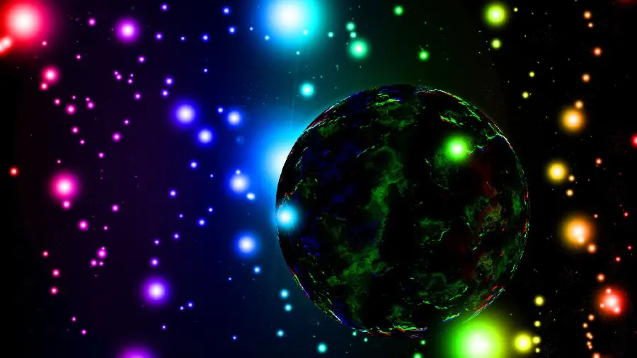 The happiest colors and most attractive neon designs for desktop backgrounds