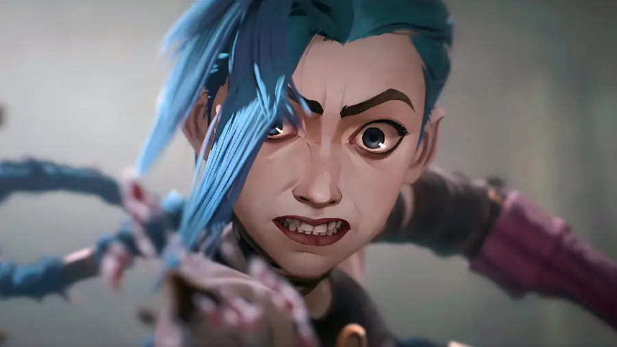 Download Close-up Image of Jinx Face