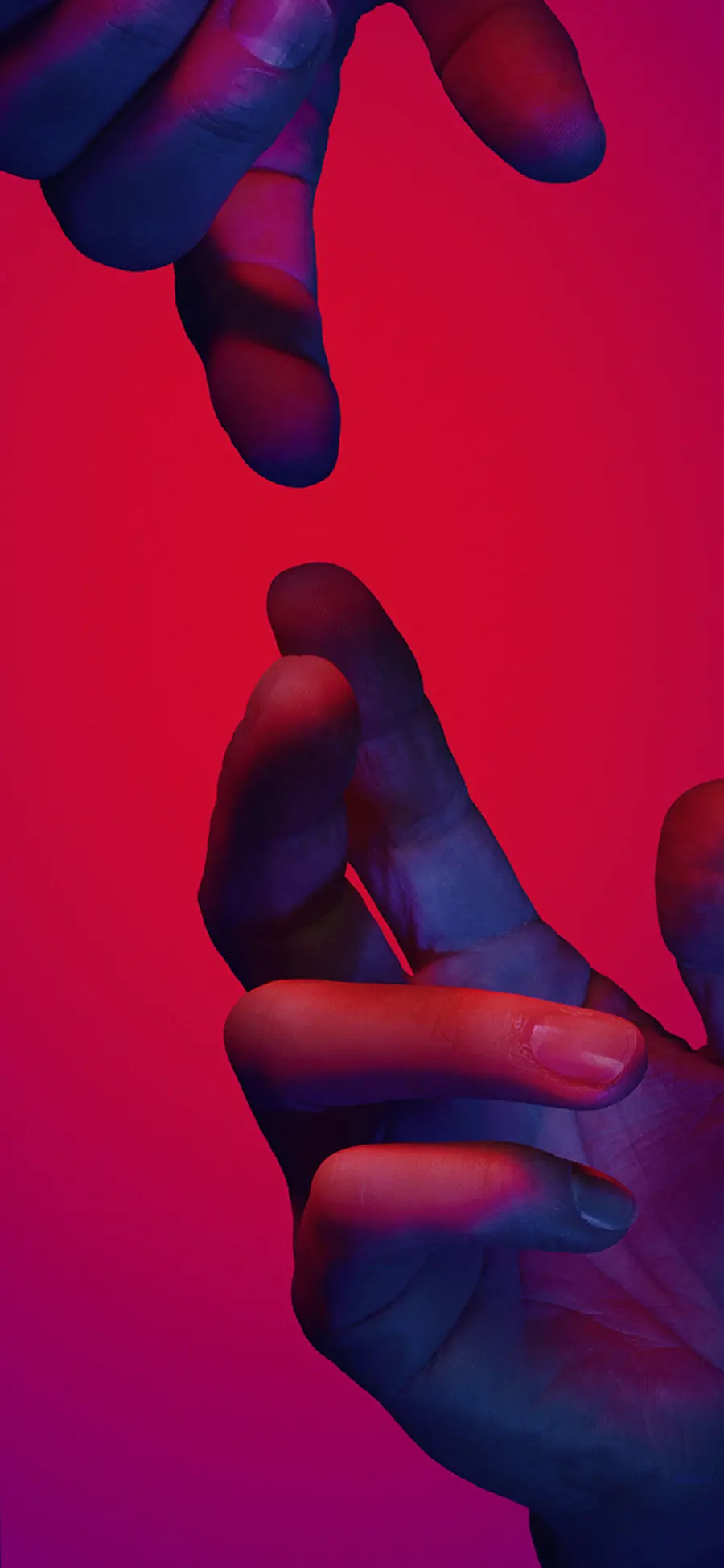 So Beautiful mobile background and background of two hands reaching out 