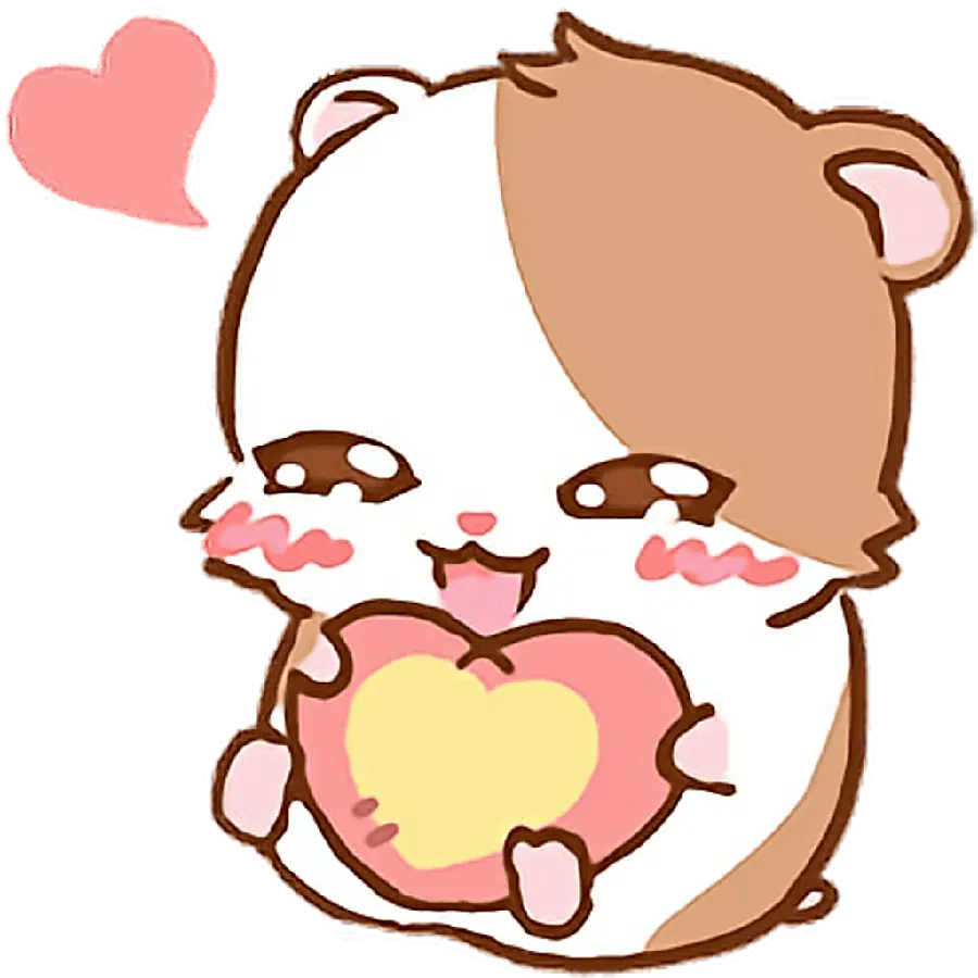 Cute Painted Hamster Images in PNG Format