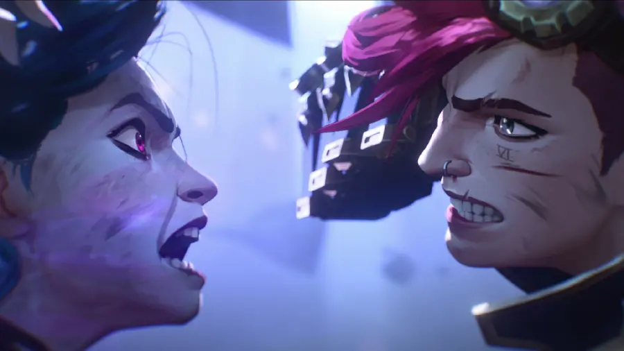 Arcane Season 2 Wallpaper Jinx in Zaun